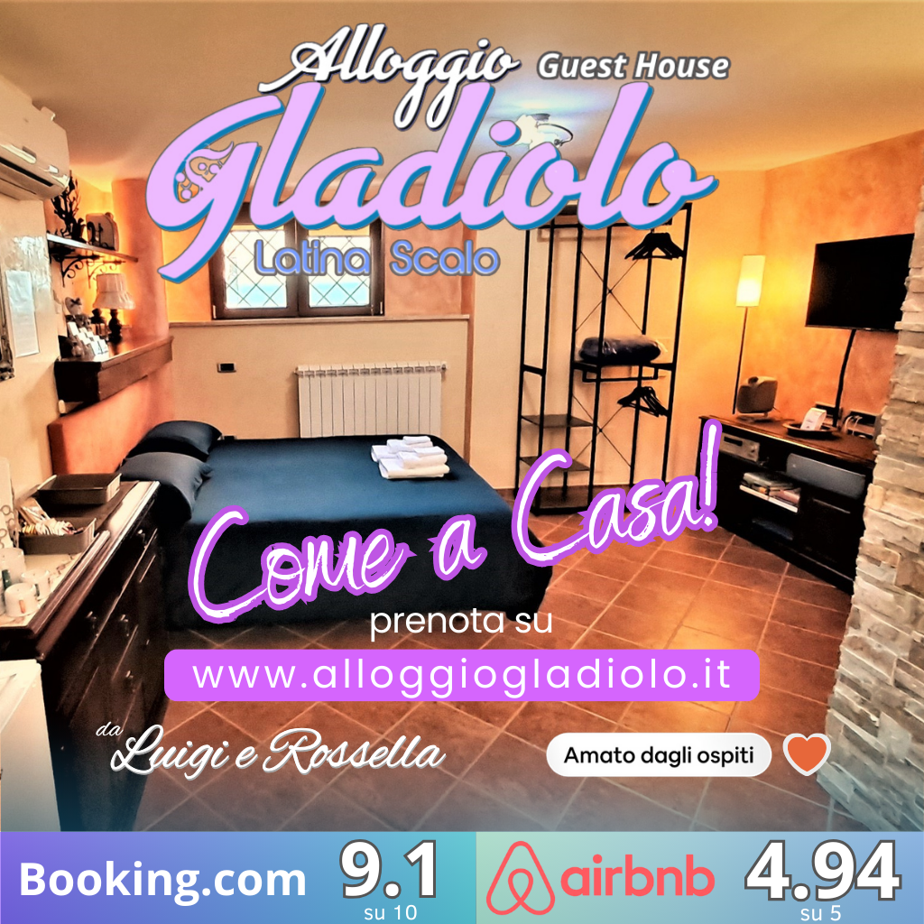 Alloggio Gladiolo Guest House - Latina Scalo - copertina - agosto 2024