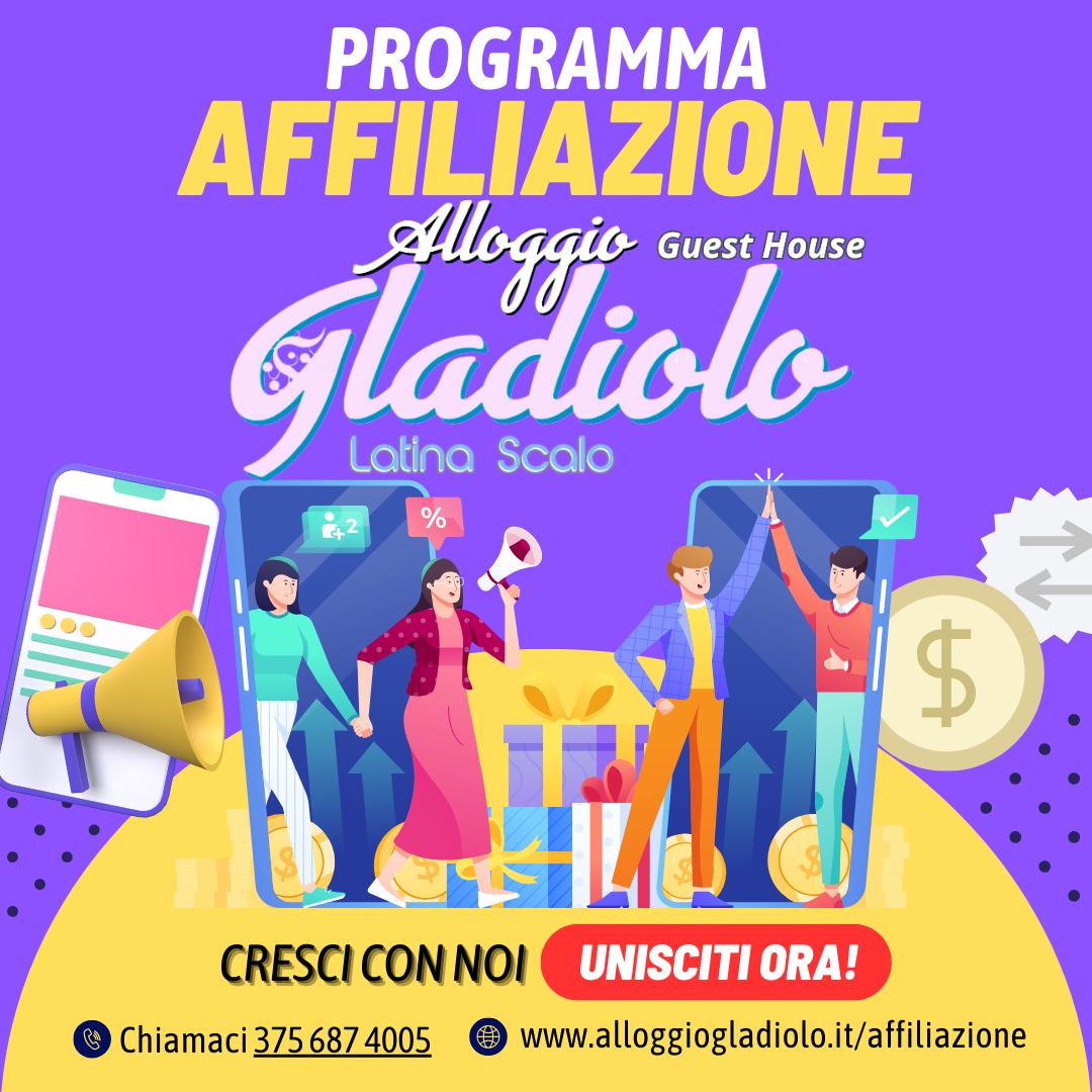 Alloggio Gladiolo - Programma Affiliazione